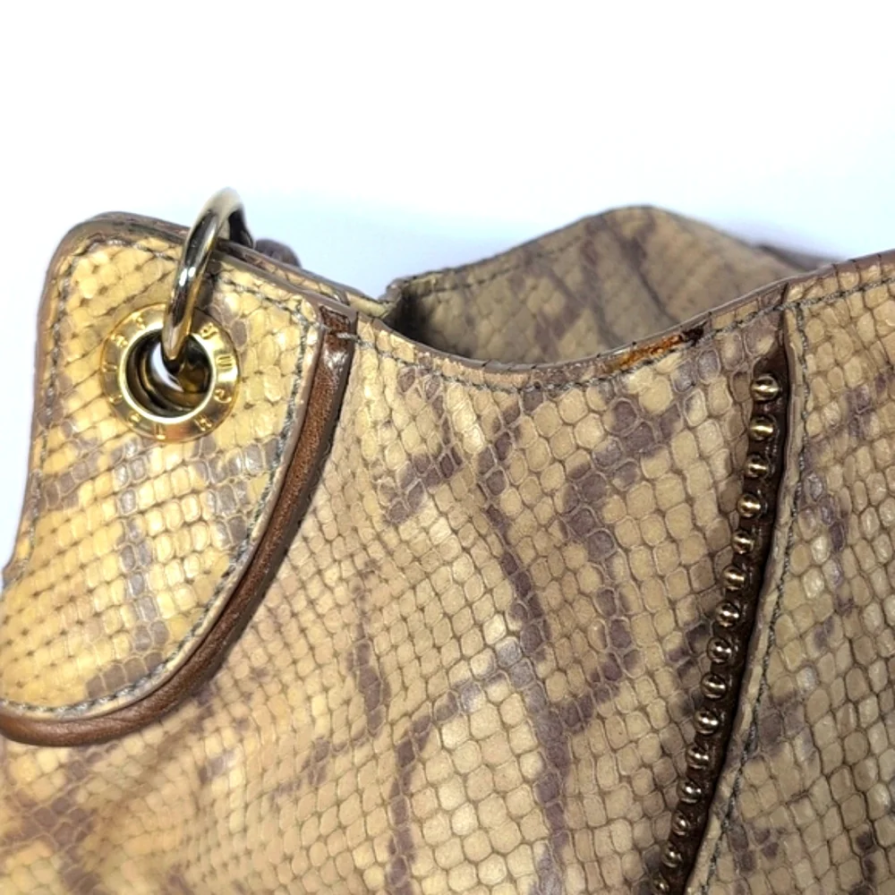 Henri Bendel Snake Skin Hobo Bag
